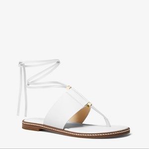 Michael Kors Marlon Leather Lace-Up Sandal